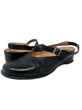 1803 Mary Jane Leather Slingback Flats - Classic Women's Loafers